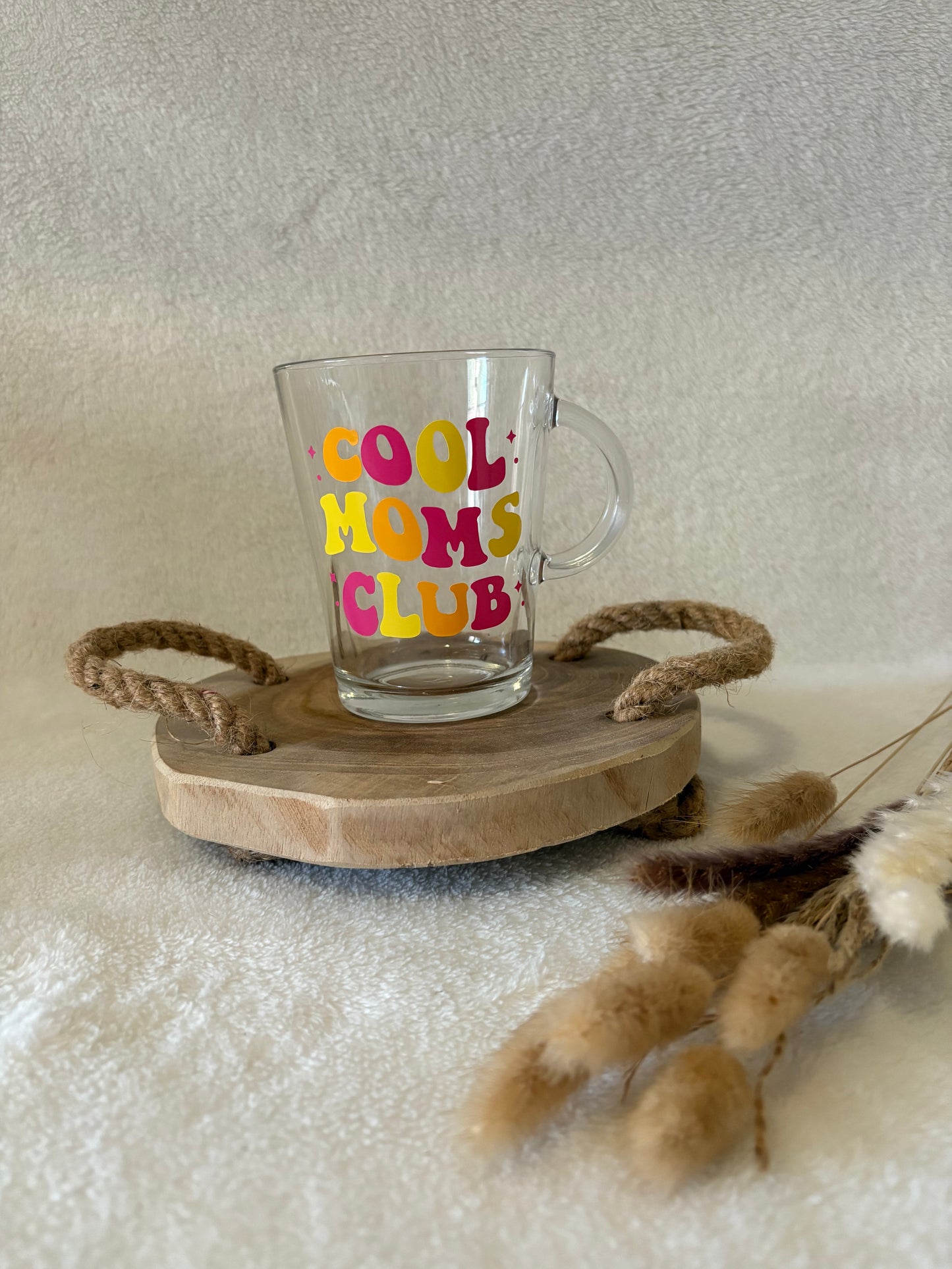 Grande tasse en verre – “Cool Mom’s”