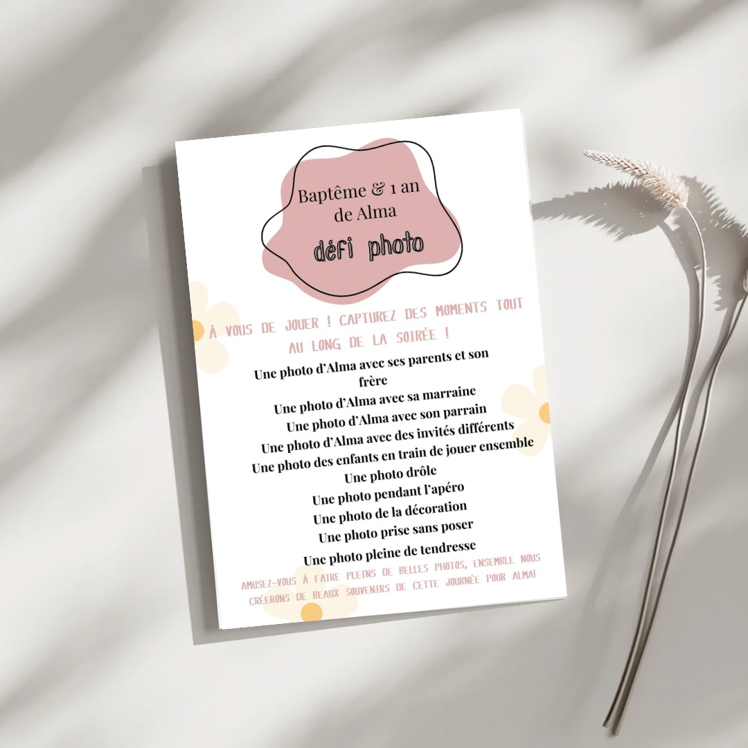 Affiche - Défi Photo