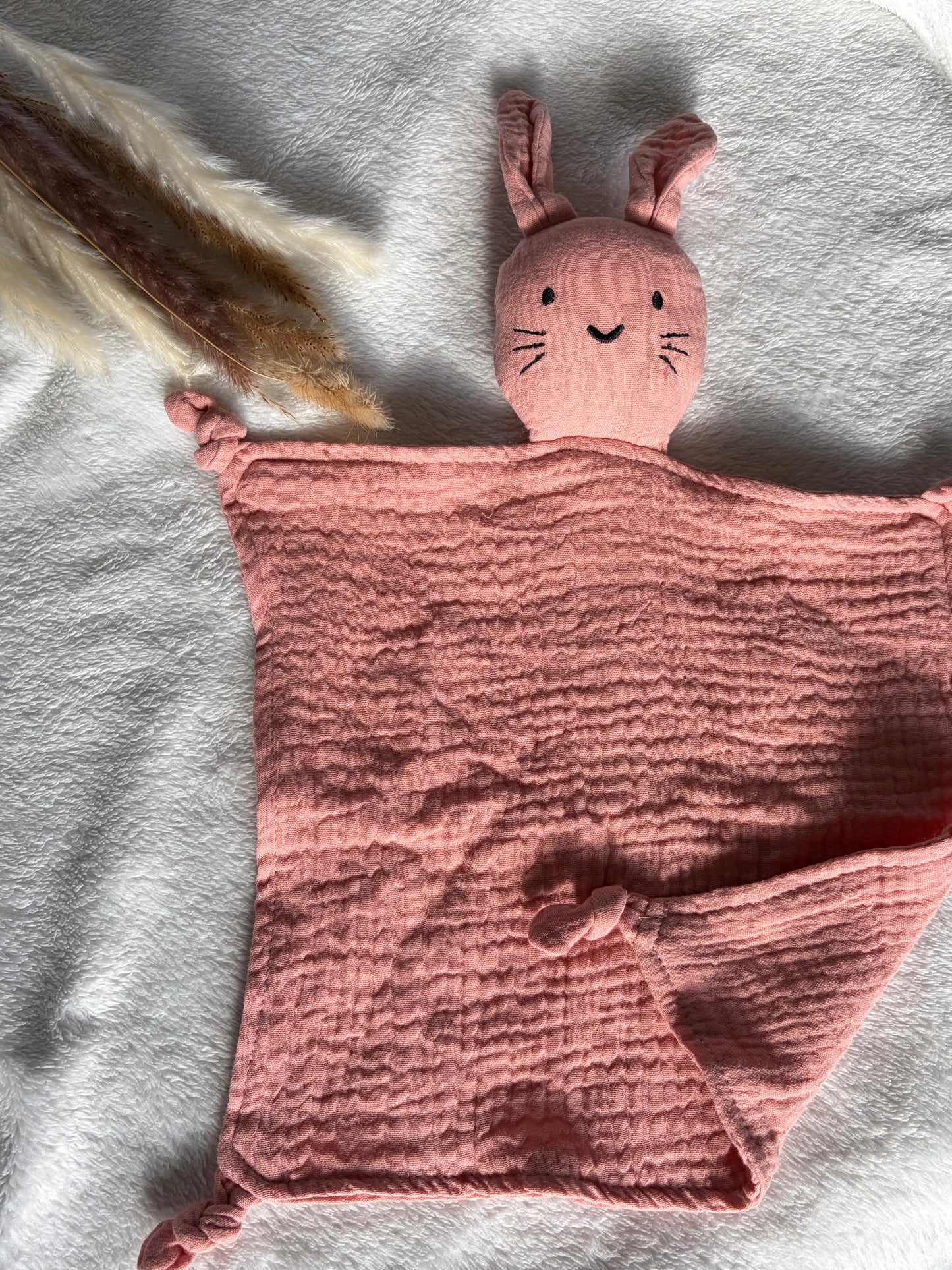 Doudou lapin - Gaz de coton