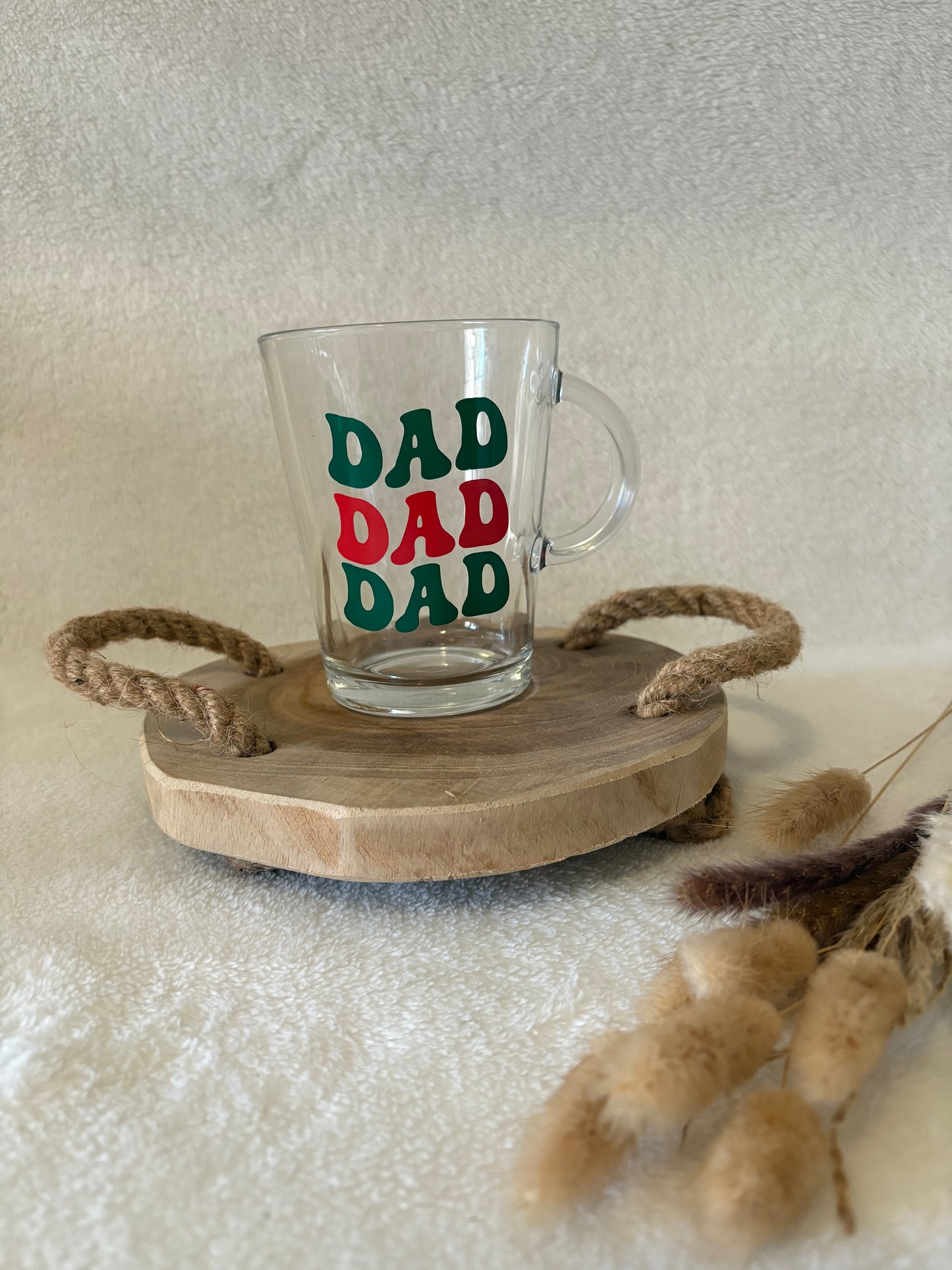 Grande tasse en verre – “Dad”