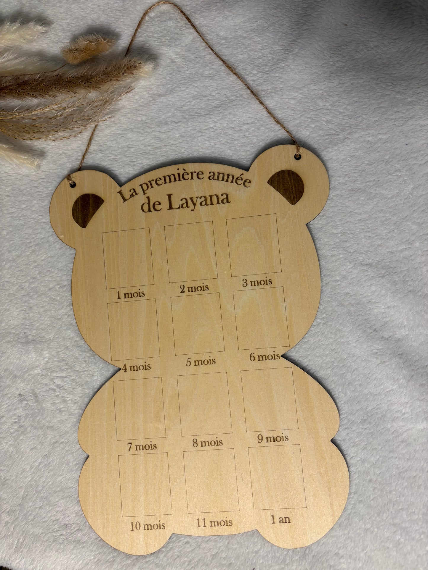 Planche “Ma première année” – Souvenir personnalisé