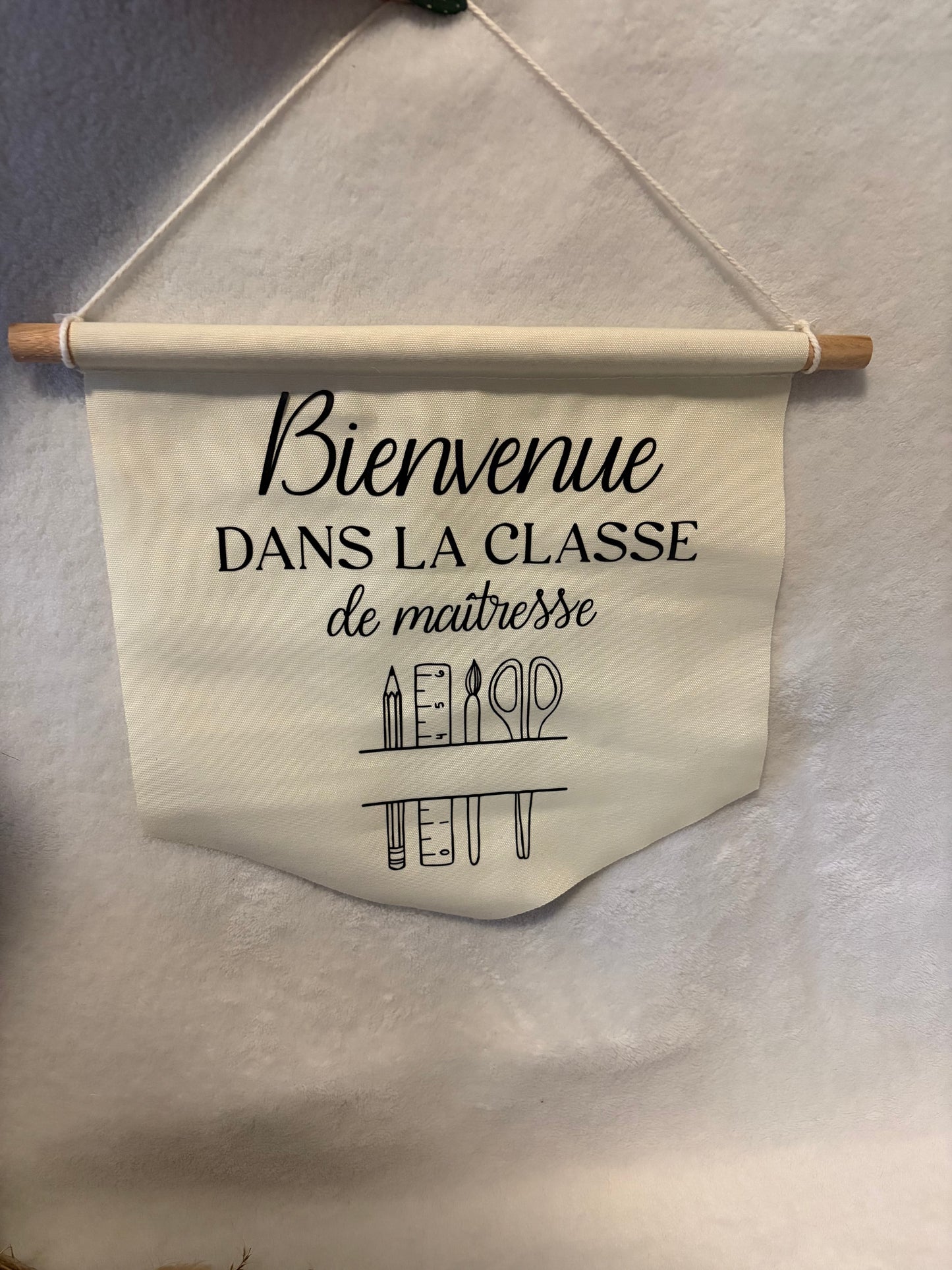 Fanion - classe de maîtresse