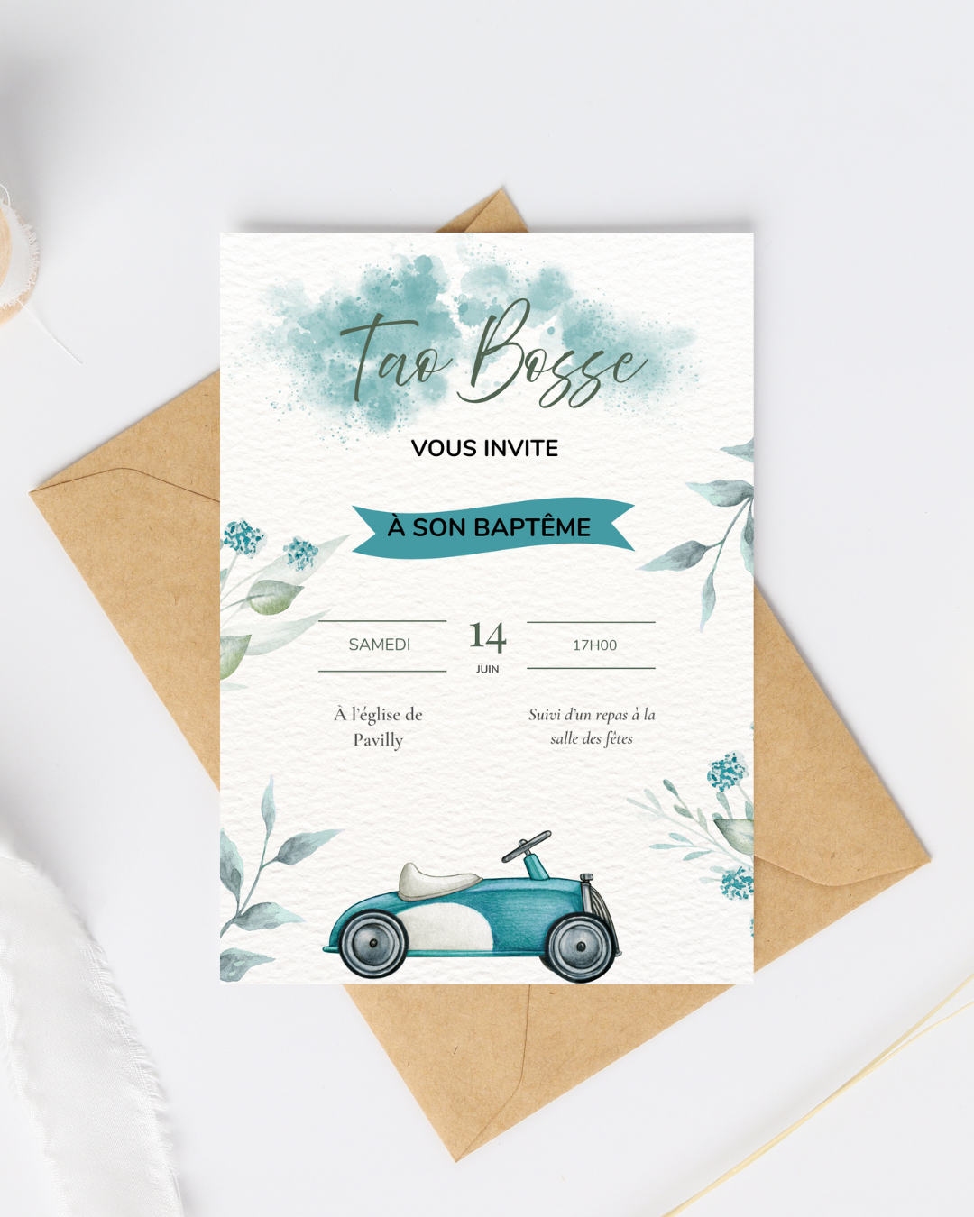 Invitation - Voiture ancienne