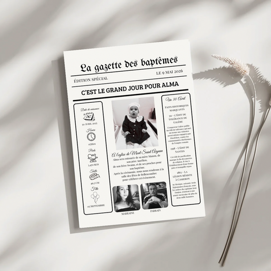 Gazette du Baptême