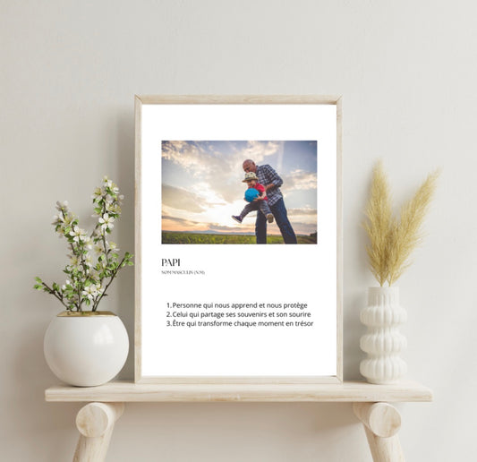 Affiche Papi - définition