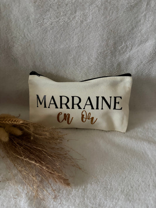 Trousse marraine en or