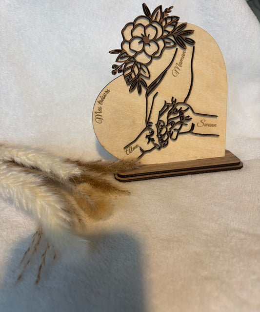 Décoration sur socle - Cœur