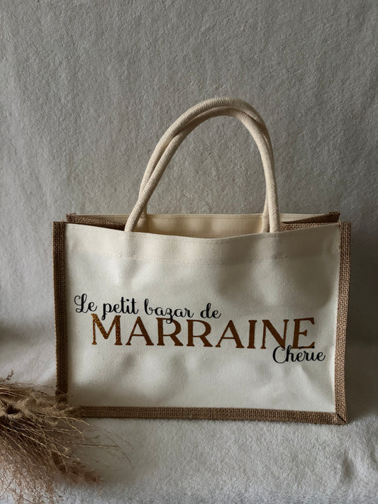 Sac jute - bazar de marraine