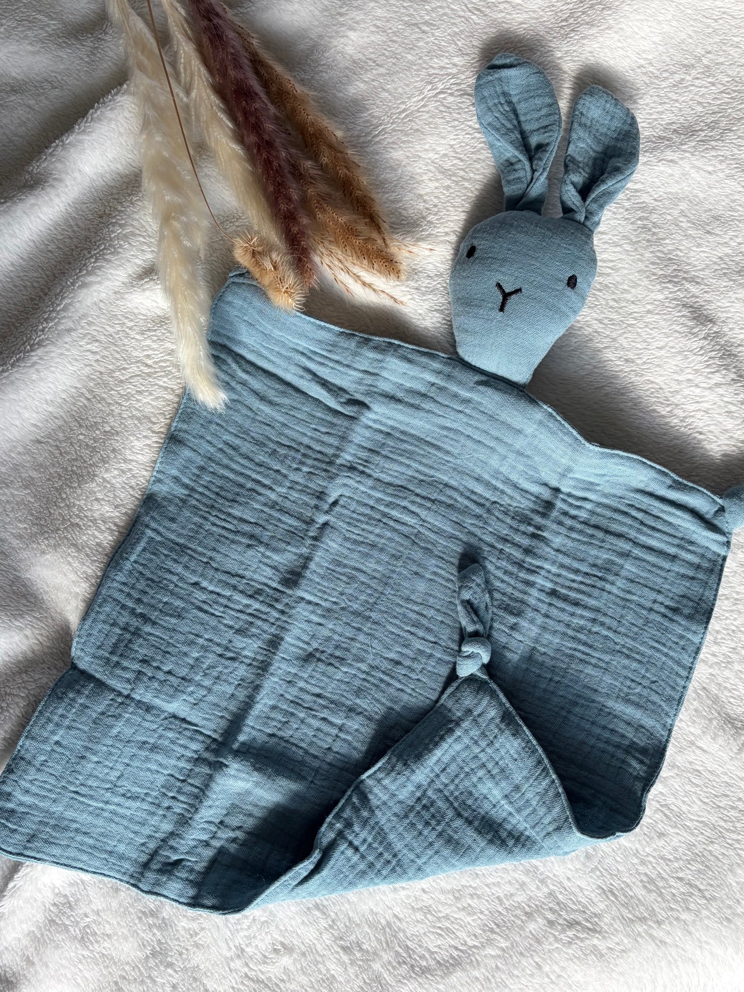 Doudou lapin - Gaz de coton