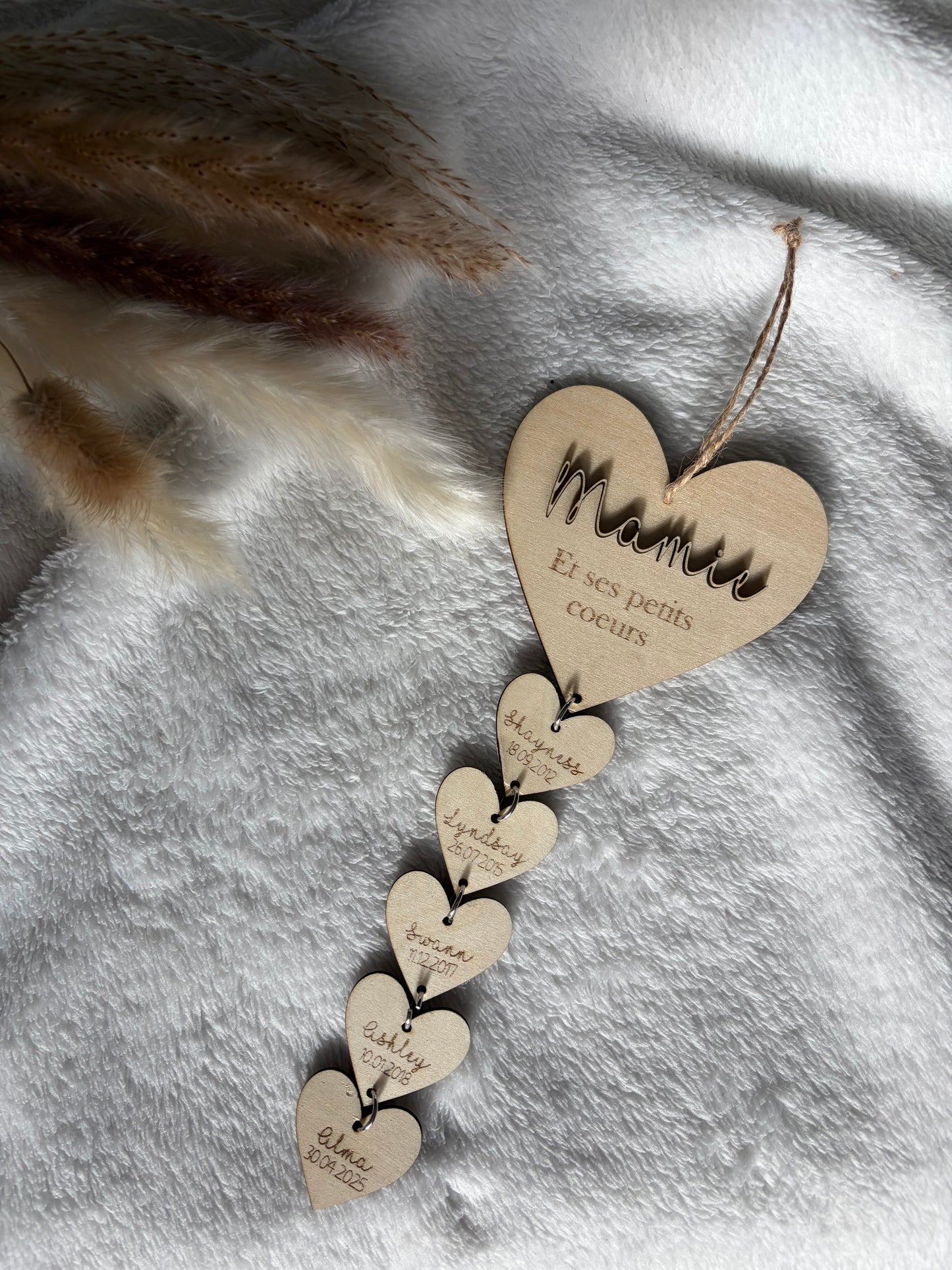 Mamie et ses petits cœurs – Décoration mural