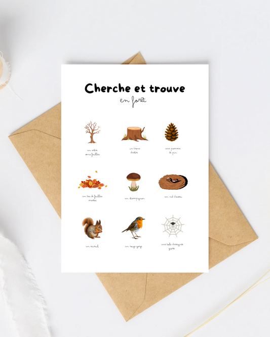 Cherche & trouve - Forêt enchantée