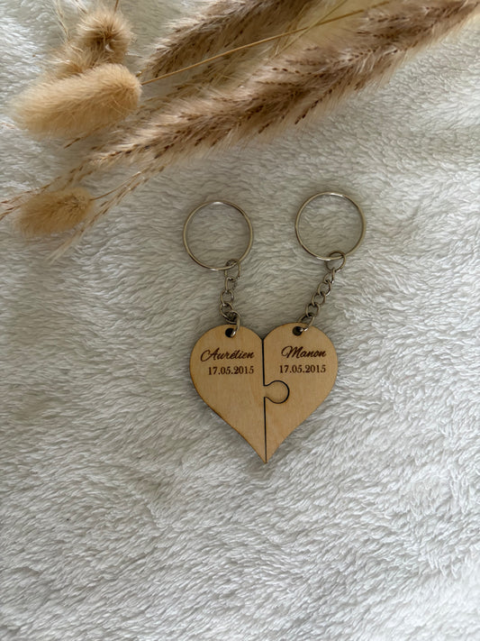Porte clé - cœur