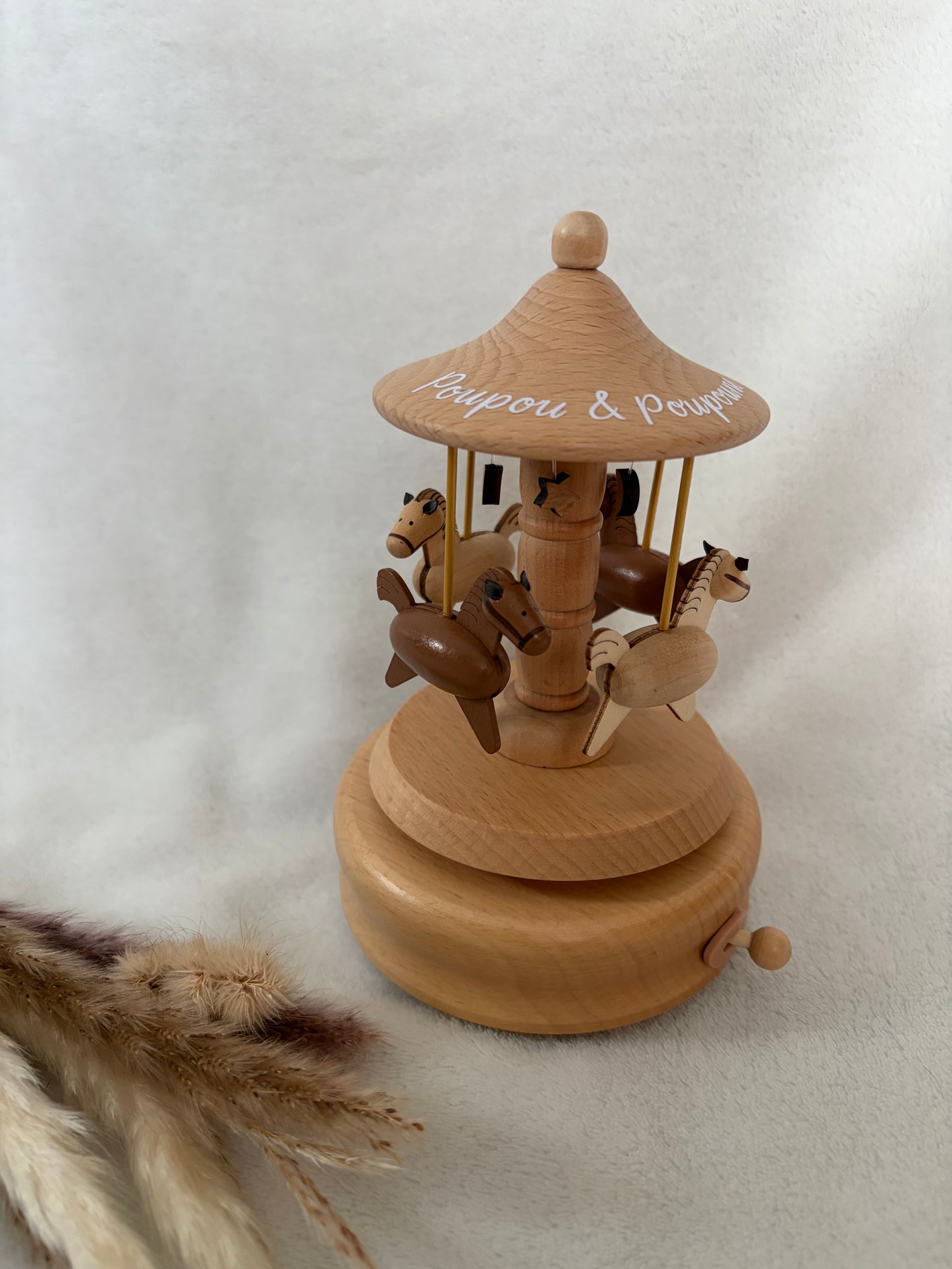 Caroussel musical en bois